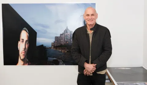 Shimon Attie will be at Lehigh through Fall 2022 as the Department of Art, Architecture and Design’s Theodore U. Horger ’61 Endowed Artist-in-Residence.
