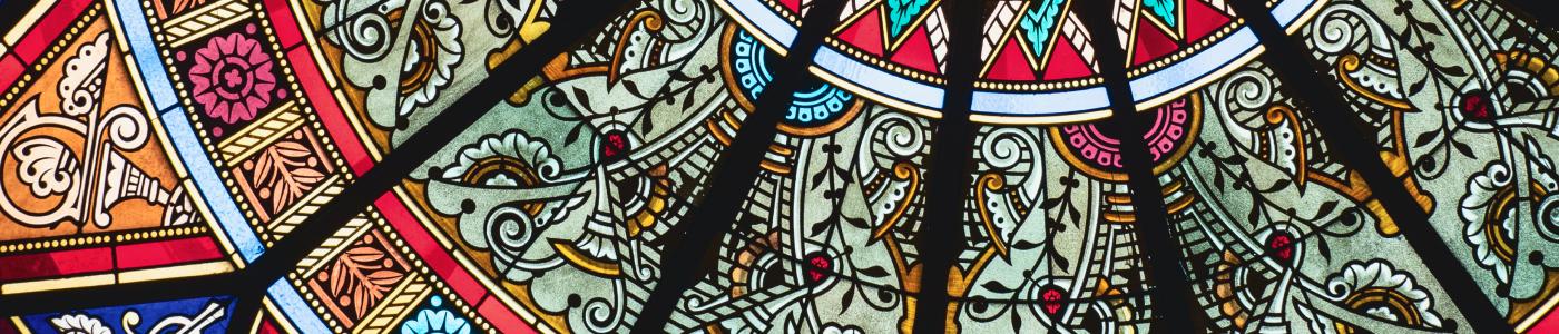 Lehigh rotunda stained glass.